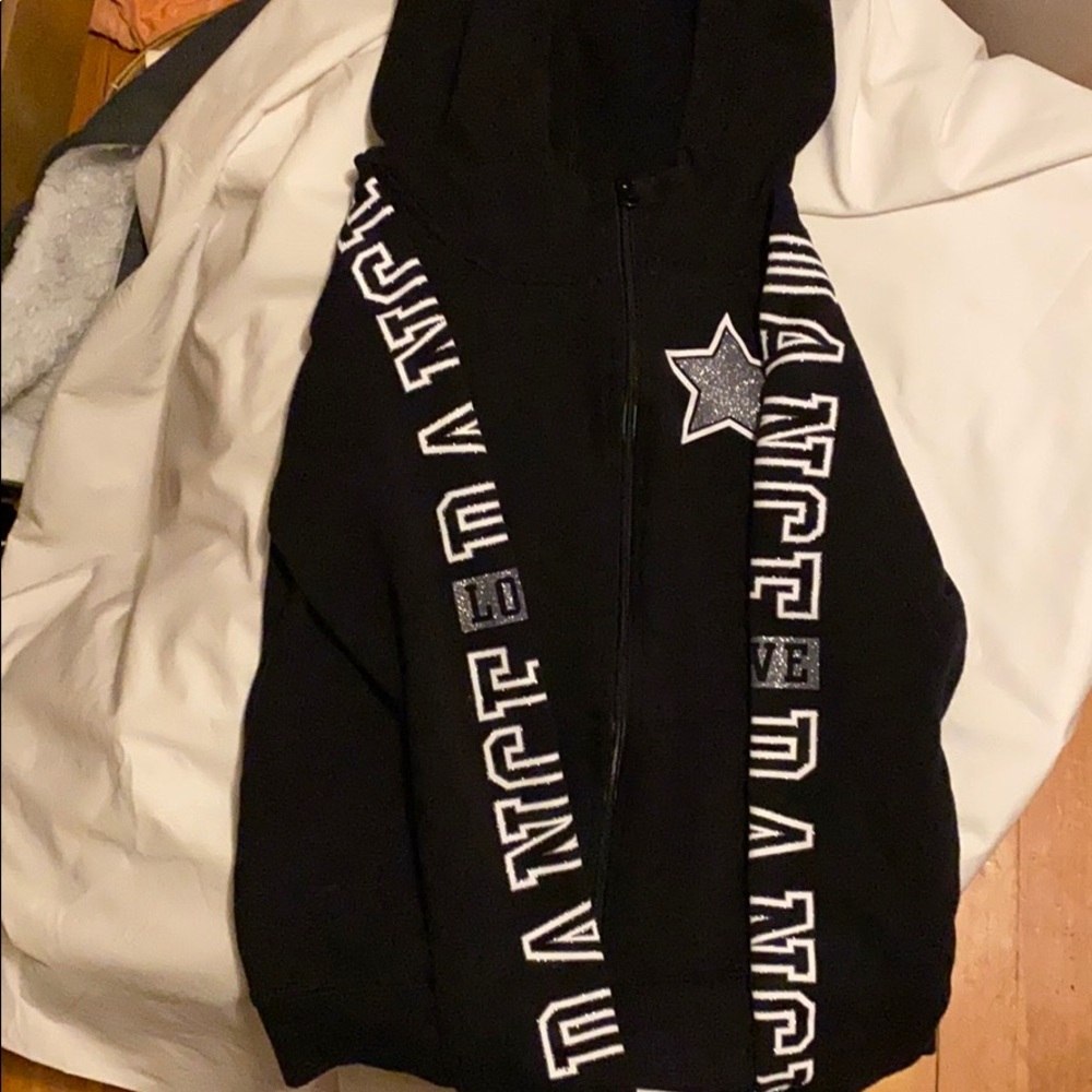 Justice zip up hoodie